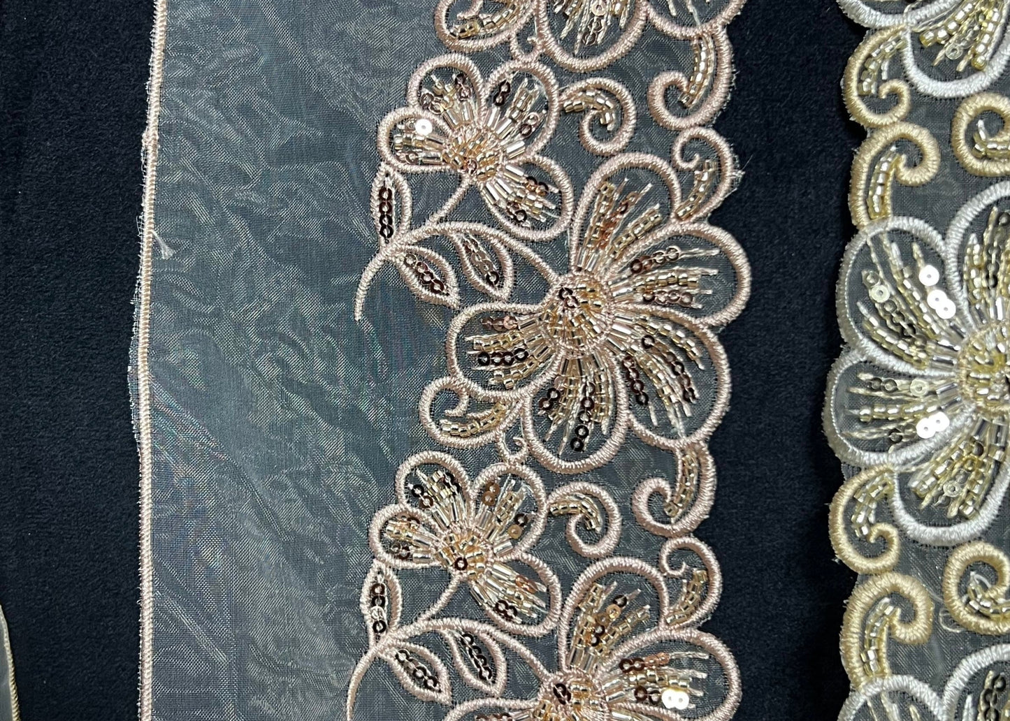 Elegant Fancy Organza Lace for Pakistani Festive Outfits #21