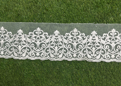 Elegant Imported Organza Lace for Pakistani Dresses & Events #19