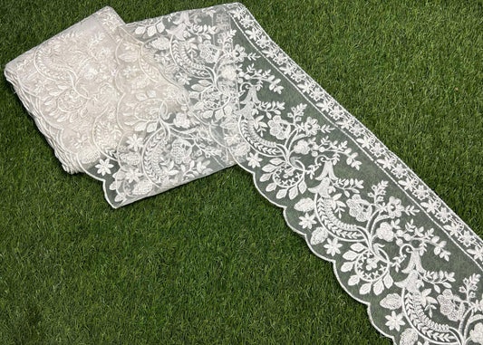 Organza Lace – 6.5 inches Wide for Elegant Clothing Designs-15