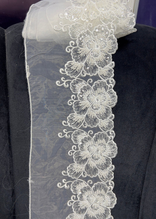 Imported Premium Cut Dana Lace for Distinctive Pakistani Outfits #22